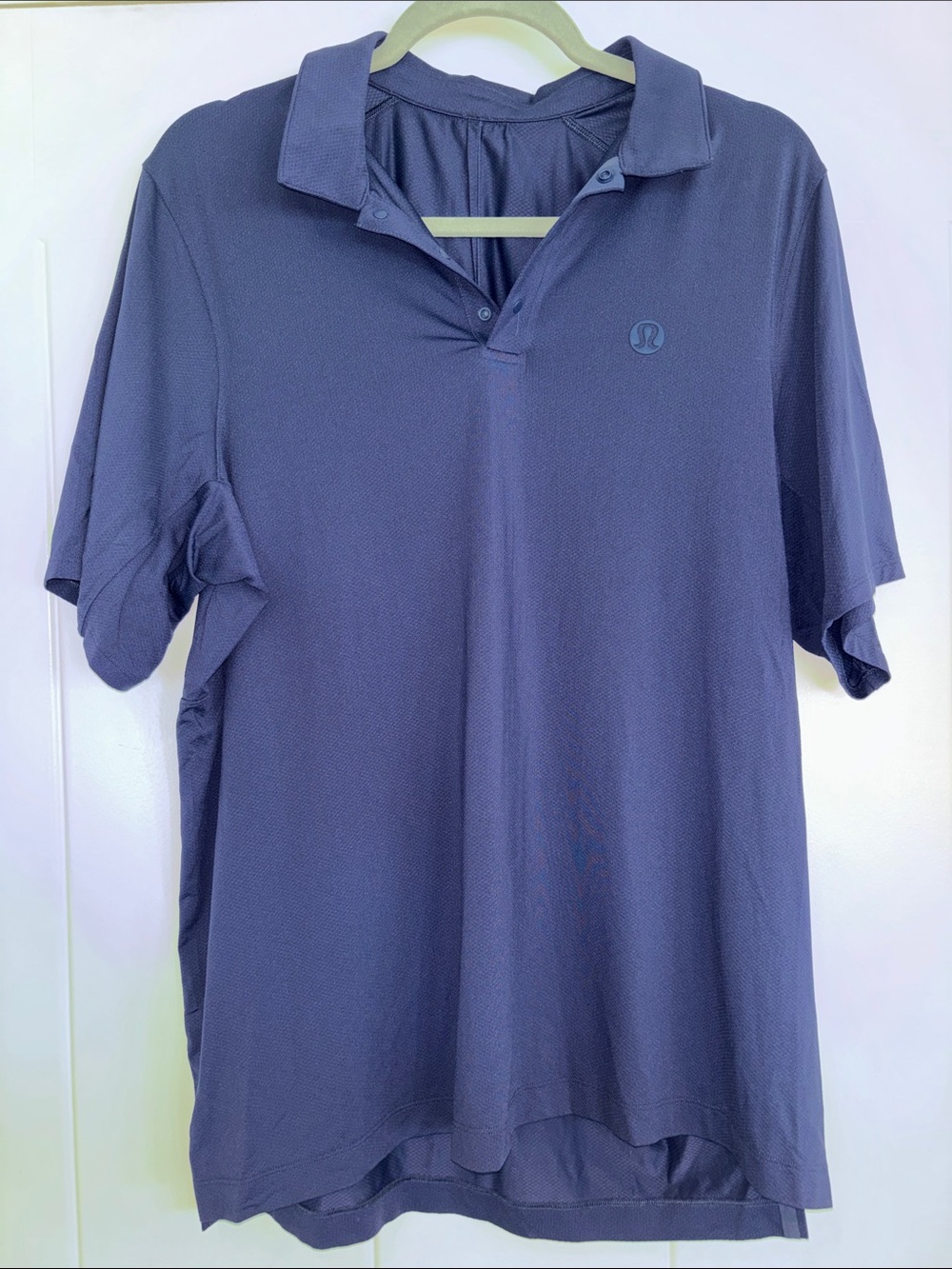 New lululemon athletica Men's Deep Navy Performance Polo size Large